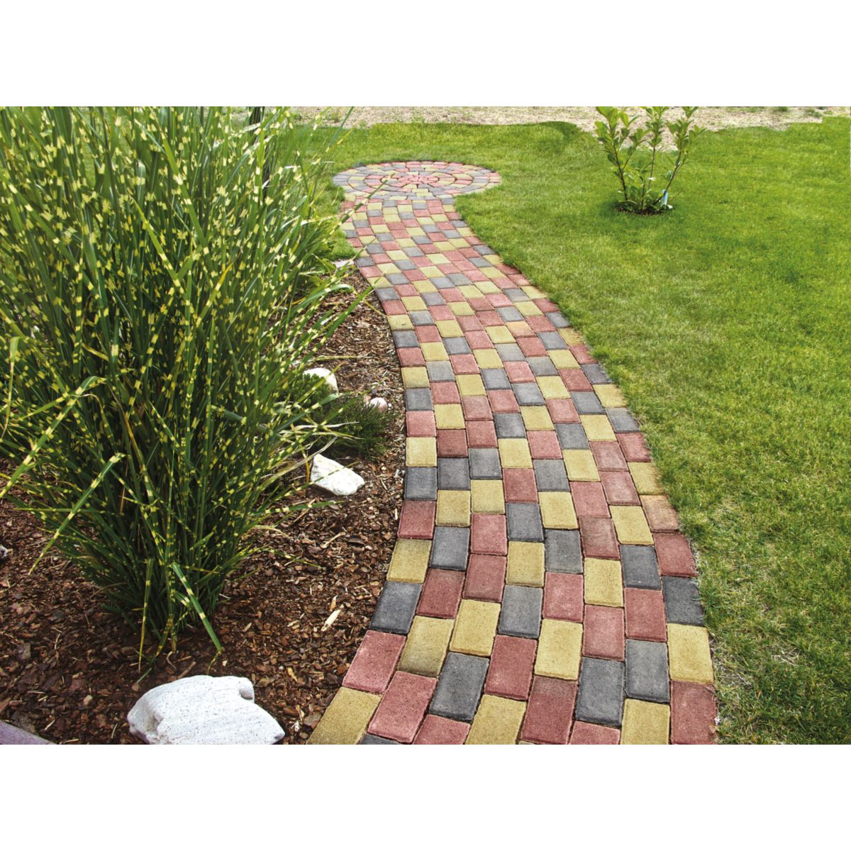 Lusit Rechteckpflaster anthrazit 20 x 10 cm Bild 3