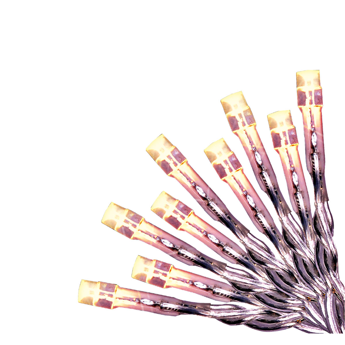 Ambientis Batteriebetriebene LED-Lichterkette 20 LEDs transparent Bild 1