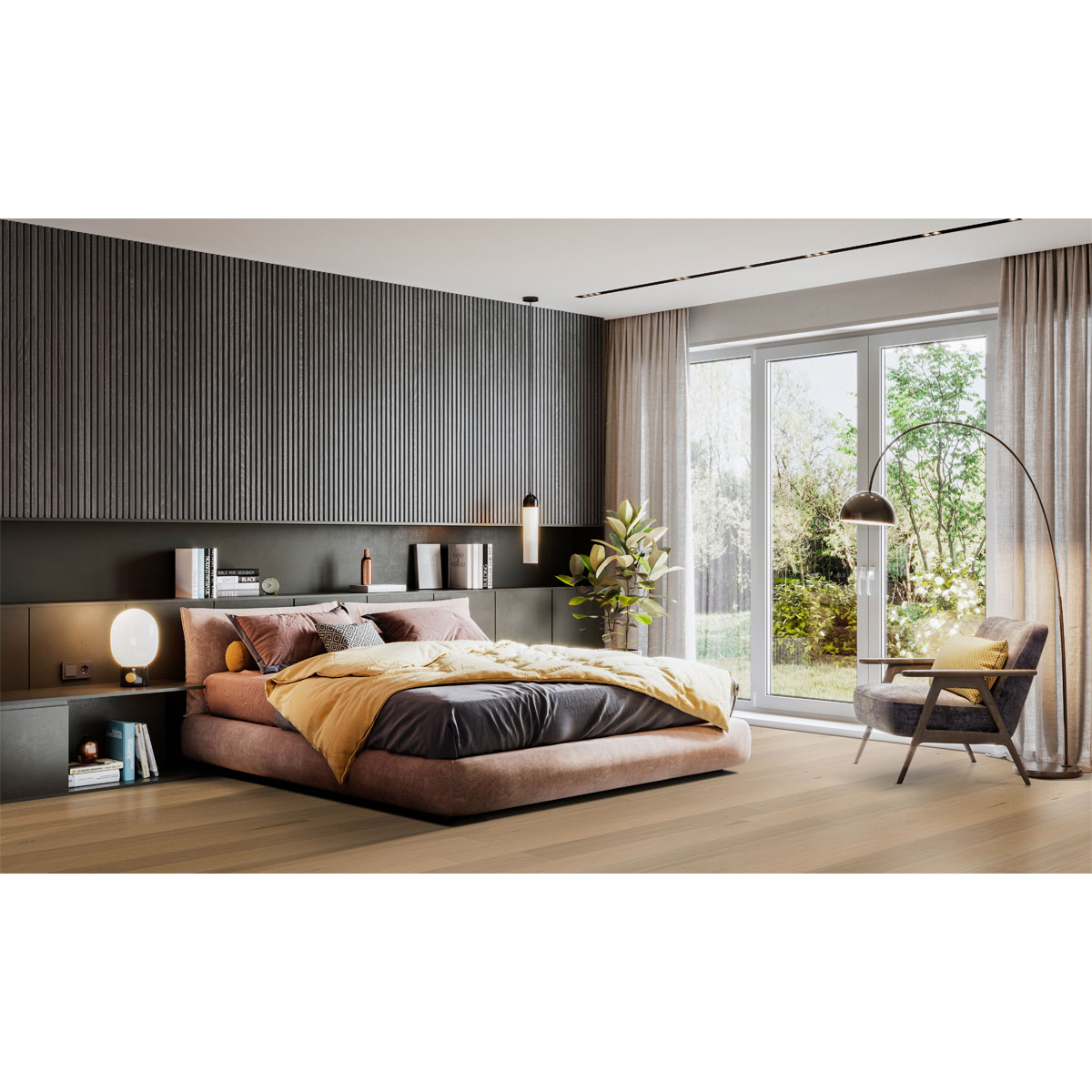 Susify-Bodenbelag FSC Oak Mist 1900 x 190 x 8 mm Bild 5