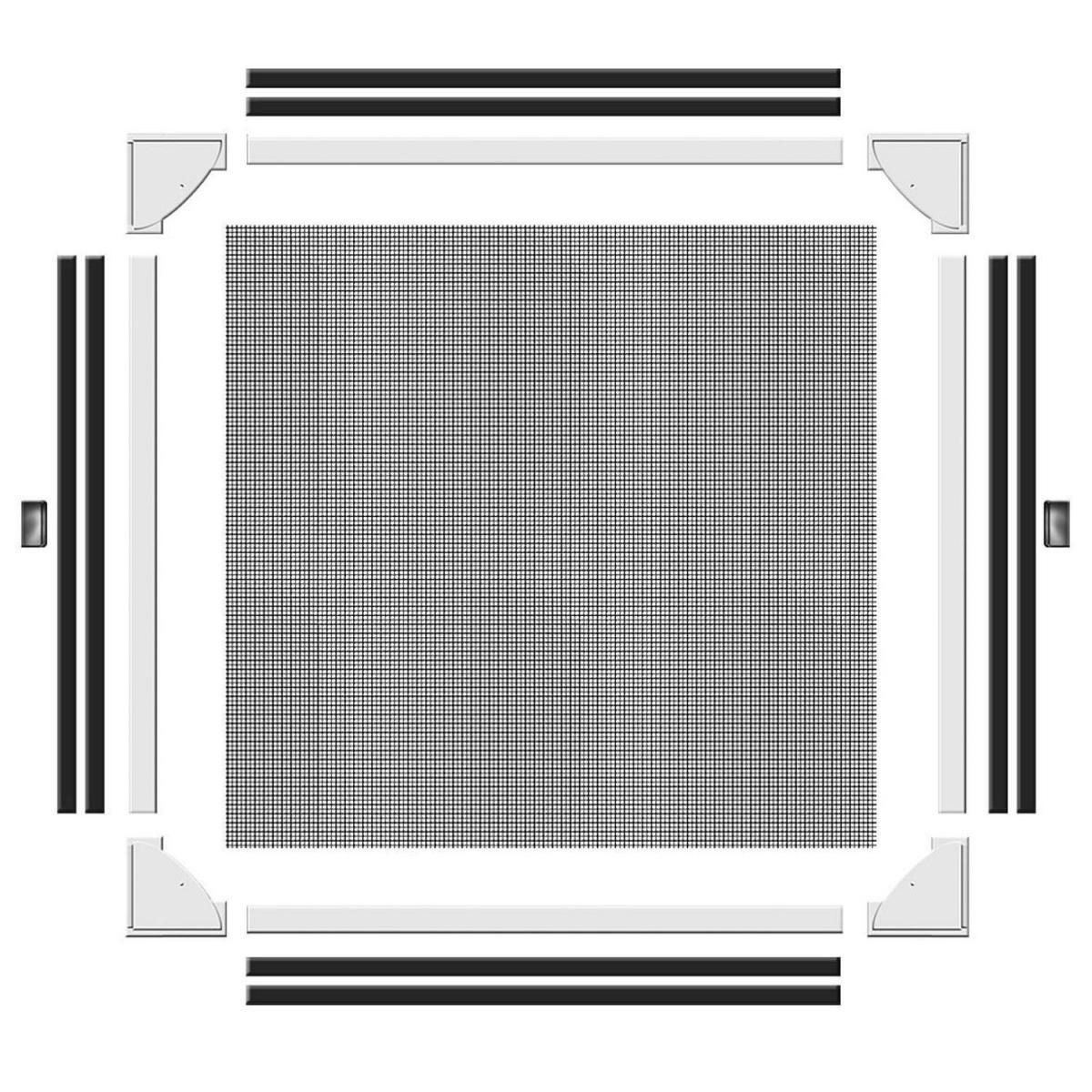 Schellenberg Insektenschutz-Magnetrahmen 100 x 120 cm weiß Bild 3