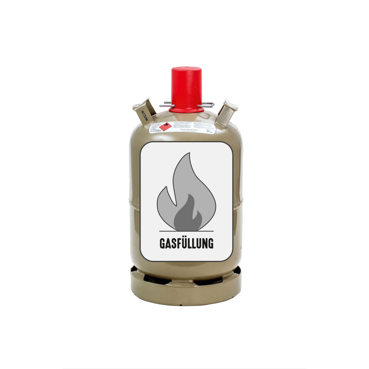 Propangas-Eigentumsflasche Stahl 11 kg Füllung zzgl Pfand Bild 1