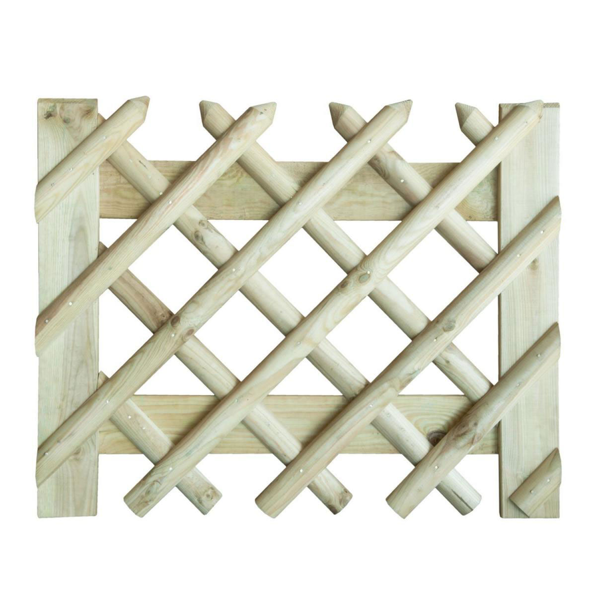 Jägerzauntor 100 x 80 cm ohne Beschlag