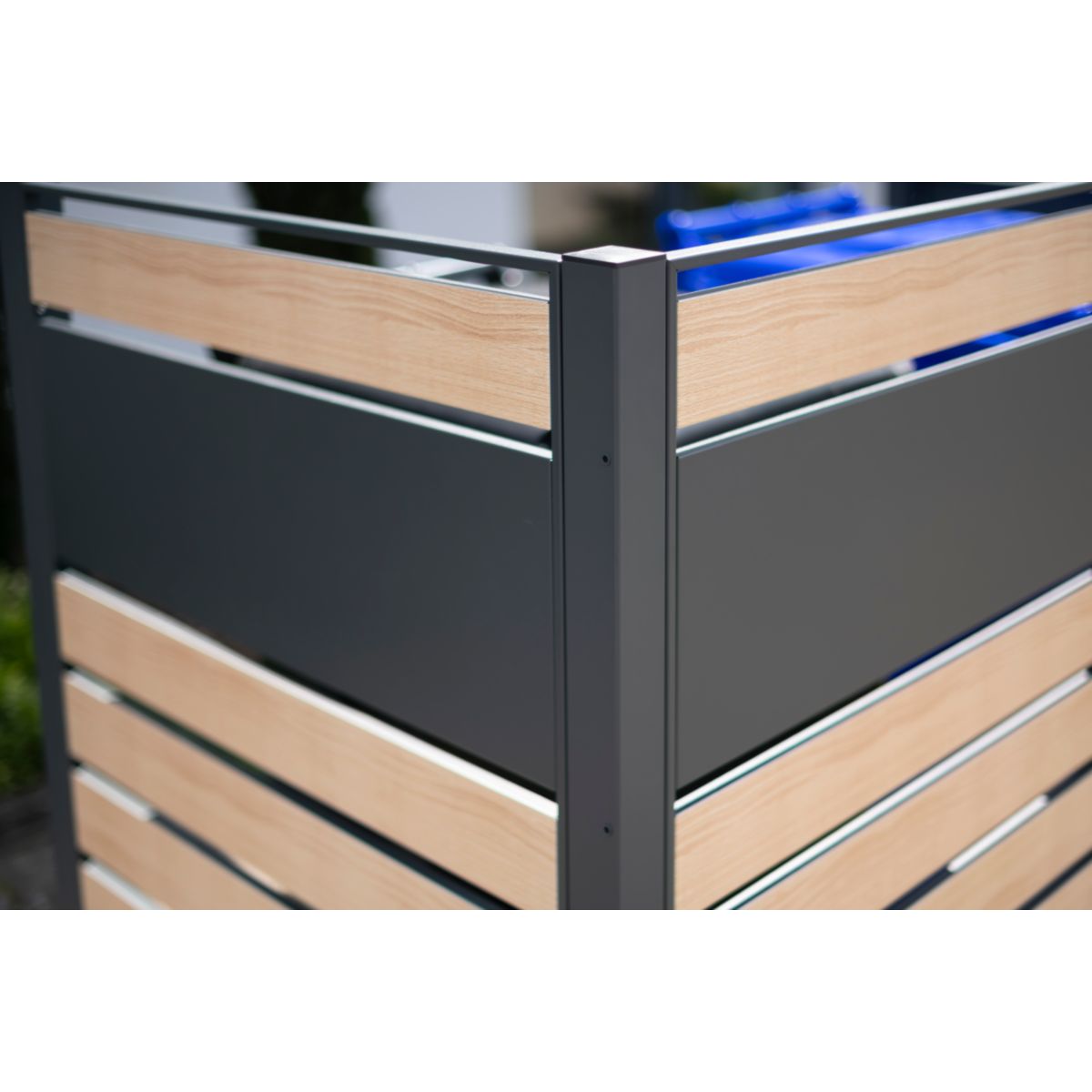 Westmann Mülltonnenverkleidung Planum 2x 240 L 1er Box 90x170x120 cm Bild 6