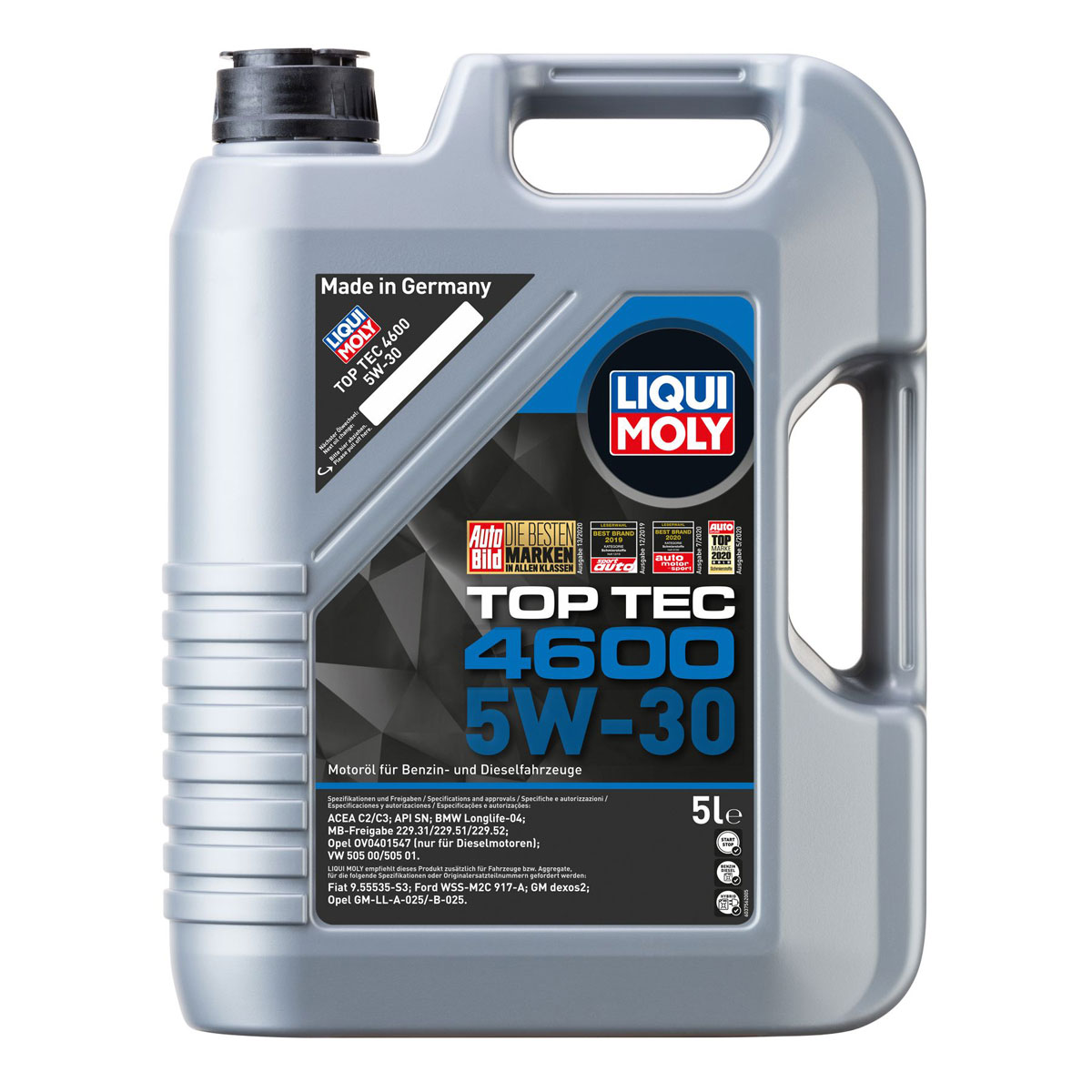 Liqui Moly Leichtlauf-Motor-Öl Top Tec 4600 5W-30 5 L