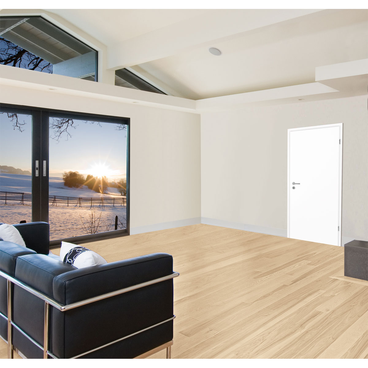 Borne Zimmertür CPL weiß 73,5 x 198,5 cm DIN rechts Bild 2