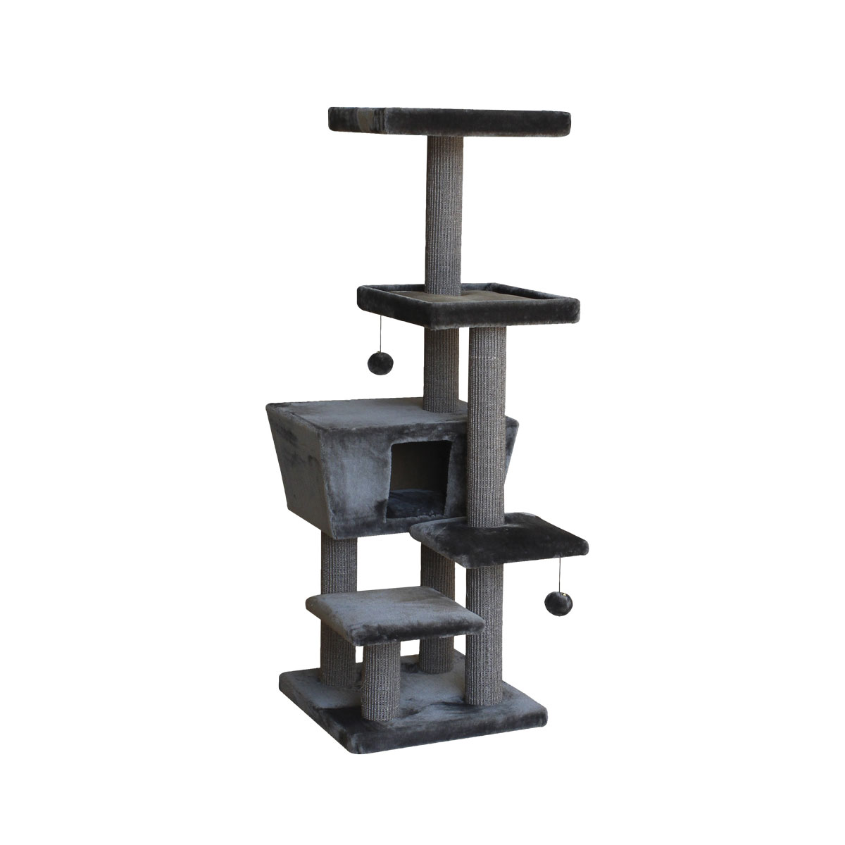 Nobby Kratzbaum Motega 48 x 48 x 140 cm dunkelgrau