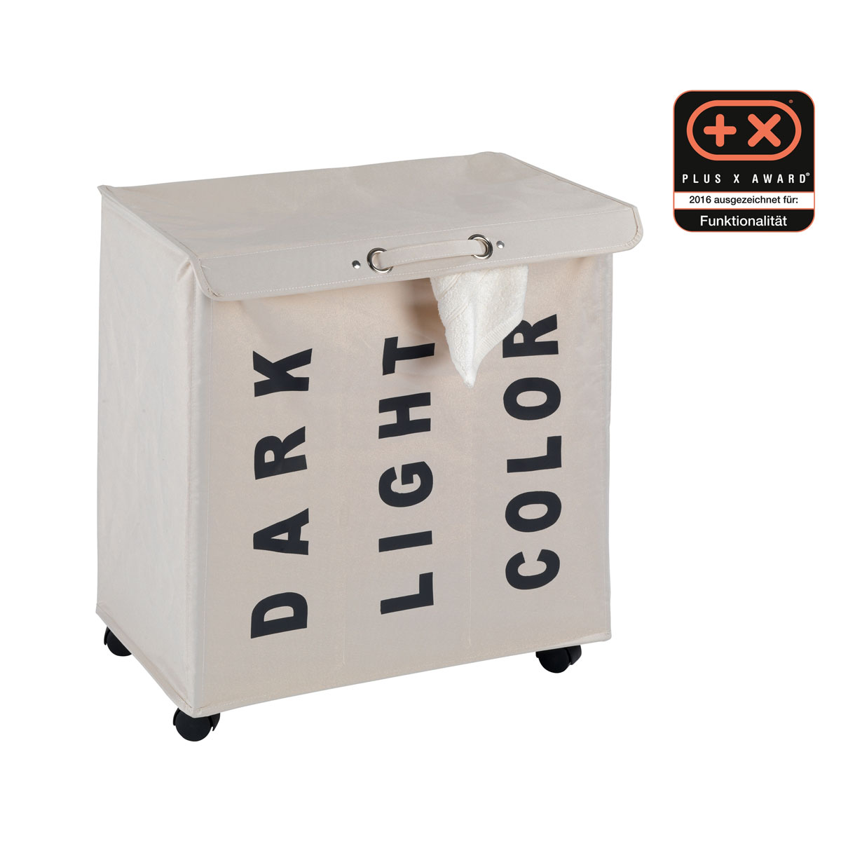 Wenko  Wäschesammler Trivo Beige Wäschekorb 116 l Bild 6