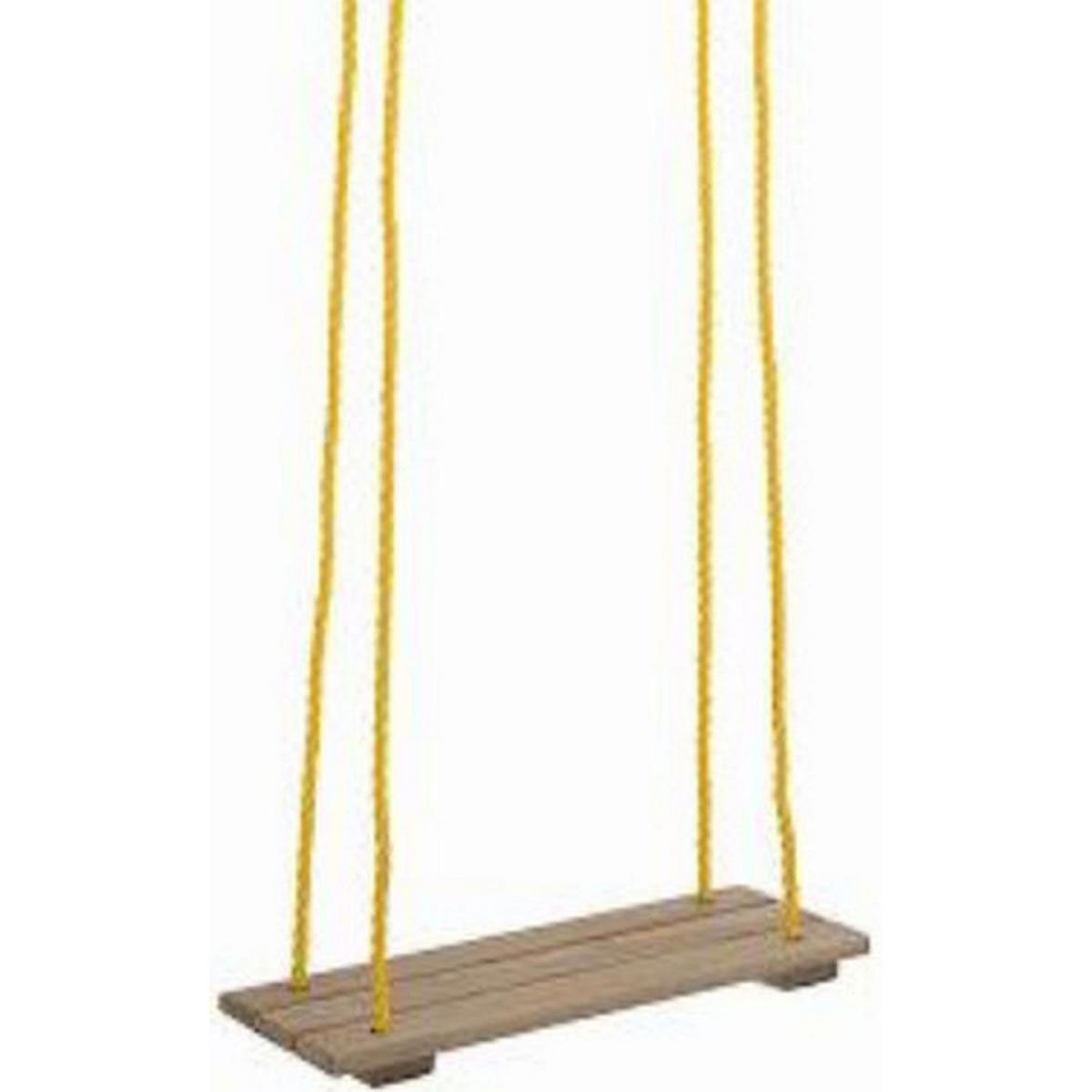 Brettschaukel aus Hartholz, ca. 14x40 cmTÜV/GS geprüft