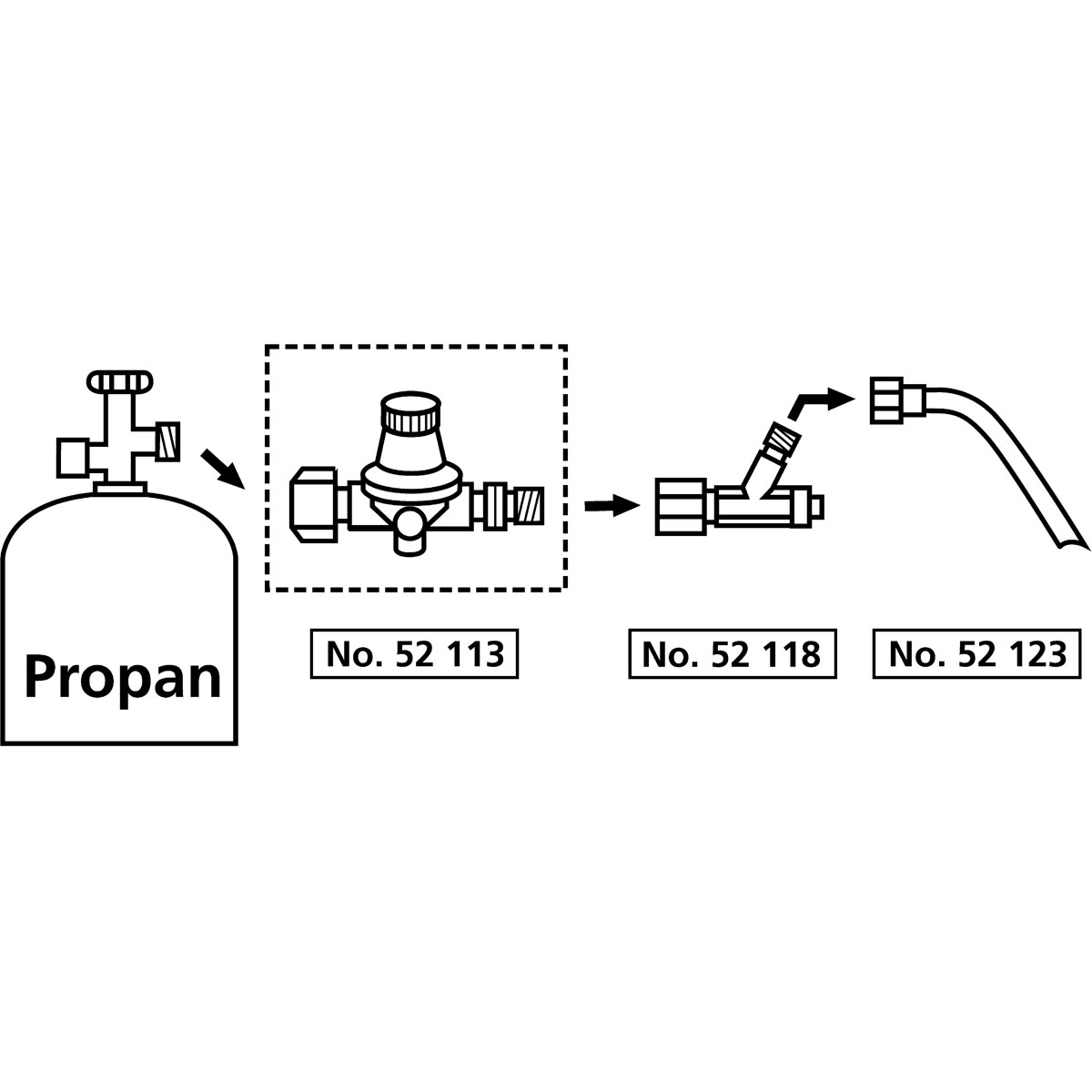 CFH Propan-Druckregler DR 111 1-4 bar Bild 6