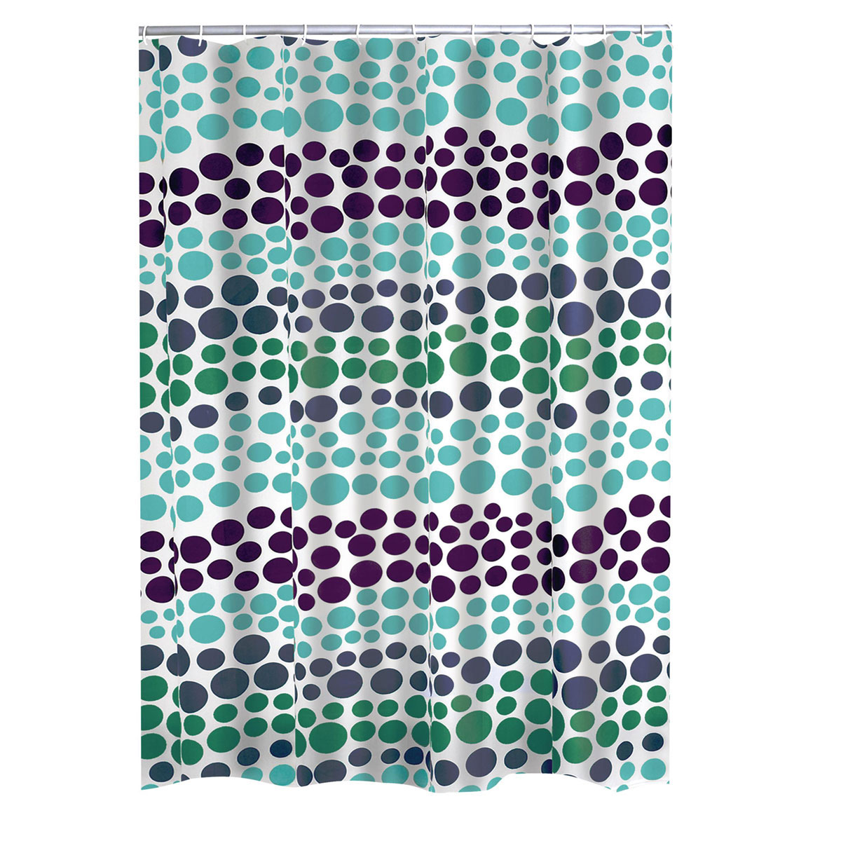 Valblue  Duschvorhang Layer Folie 180 x 200 cm grün-blau Bild 1