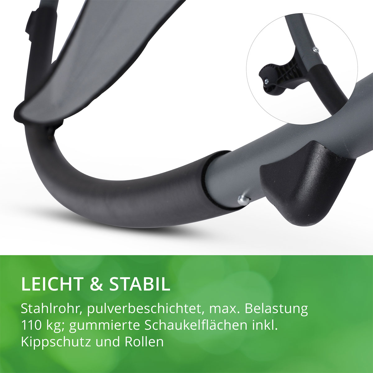 Leco Schaukel Liege Eni 210 x 102 x 79 cm Sonnenliege Gartenliege  Bild 4