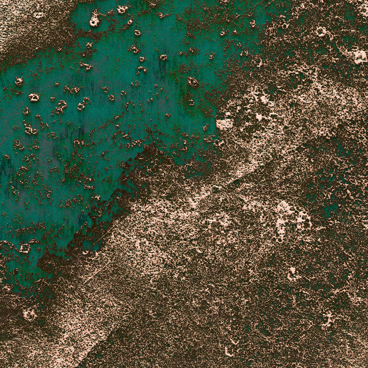 Komar  Vlies Fototapete Molten Copper 400x280 cm Bild 6