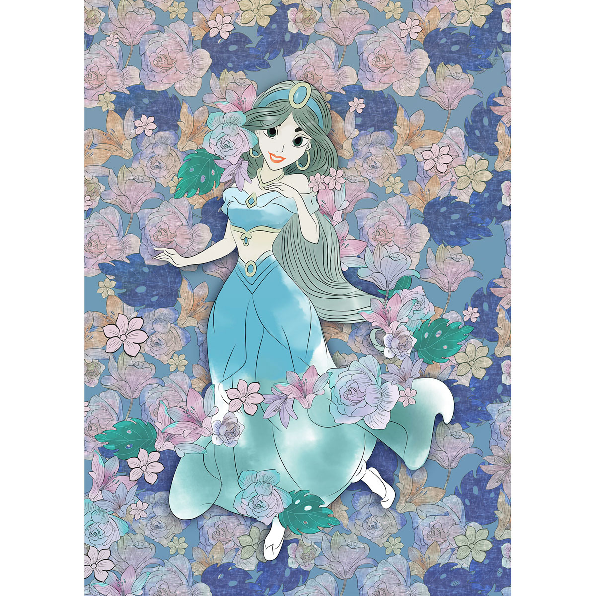 Komar  Vlies Fototapete Jasmin Colored Flowers 200x280 cm Bild 2