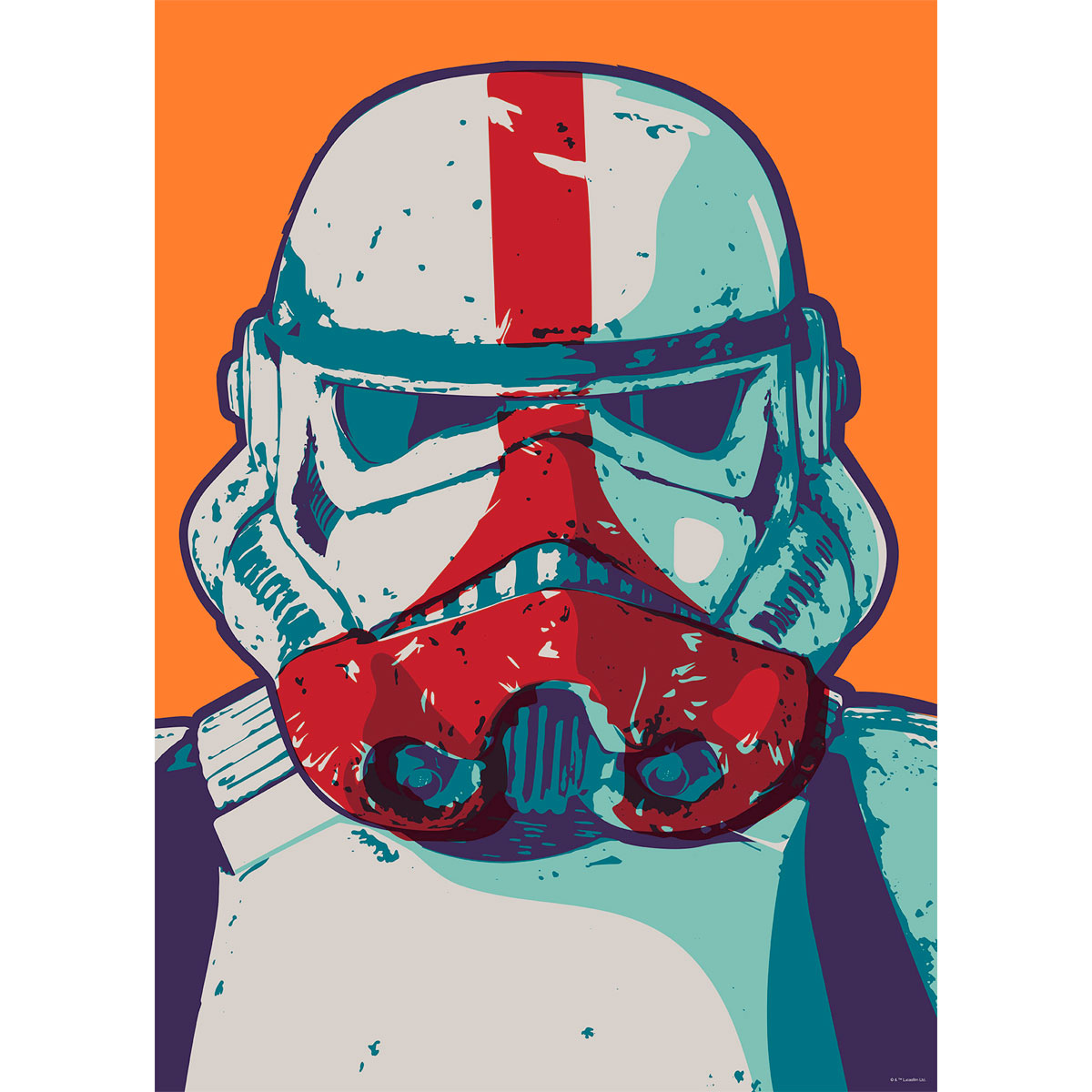 Komar  Wandbild Mandalorian Pop Art Stormtrooper 30x40 cm Bild 1