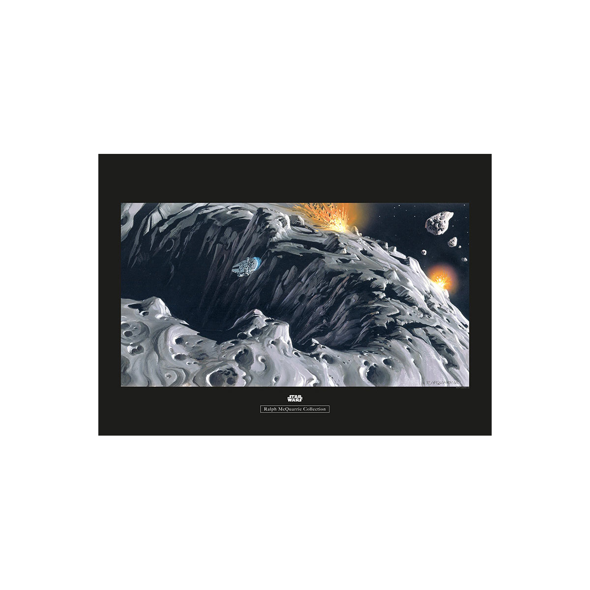 Komar  Wandbild Star Wars Classic Asteroid 40x30 cm Bild 2