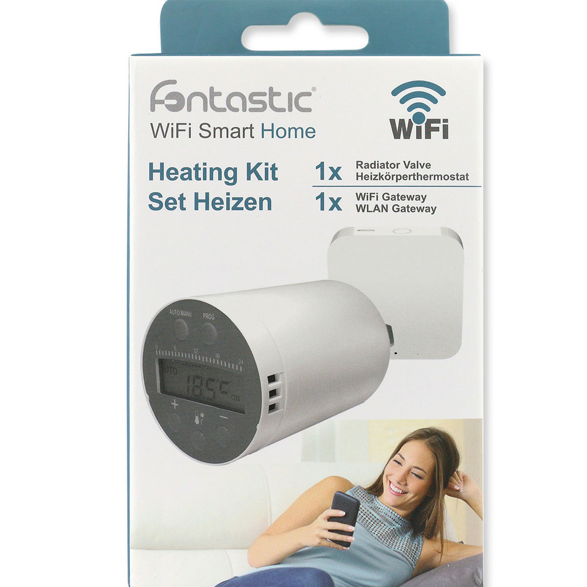 Fontastic WiFi Starterset bestehend aus 1 x Heizkörperthermostat + 1x Gateway Bild 2