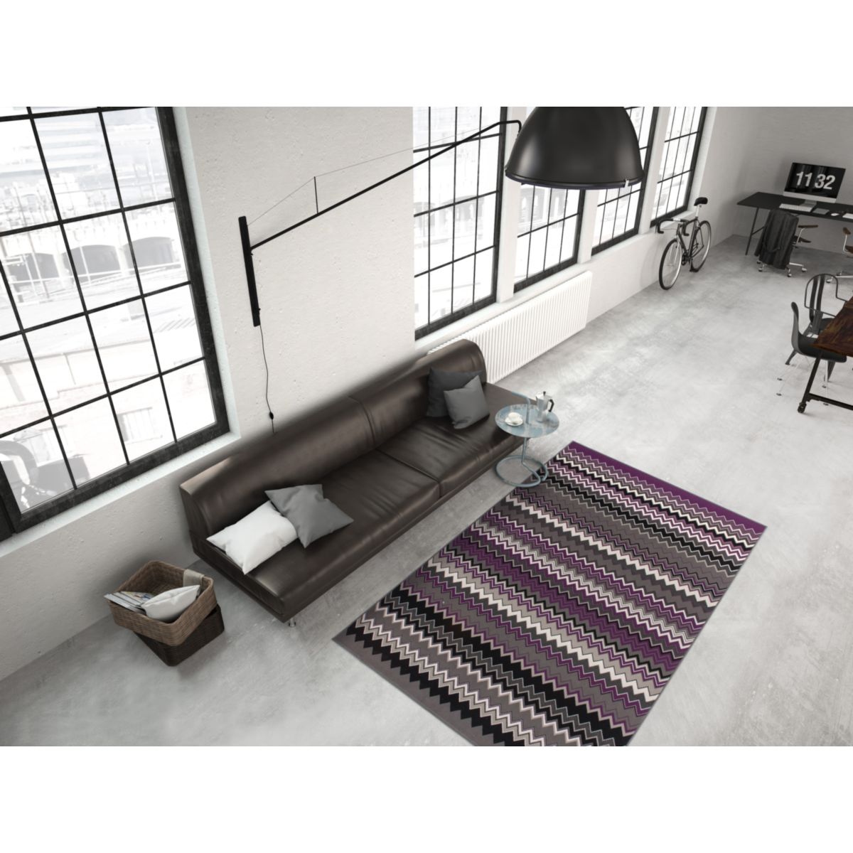 Now! 725 Multi / Violett 160cm x 230cm Bild 2