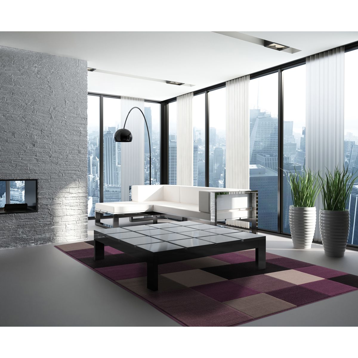 Sona 2034 Silber 80cm x 150cm Bild 2