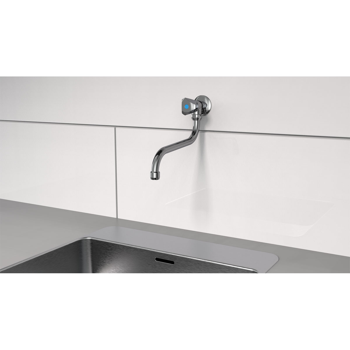 Kirchhoff Wand-Schwenkventil Chrom Bild 3