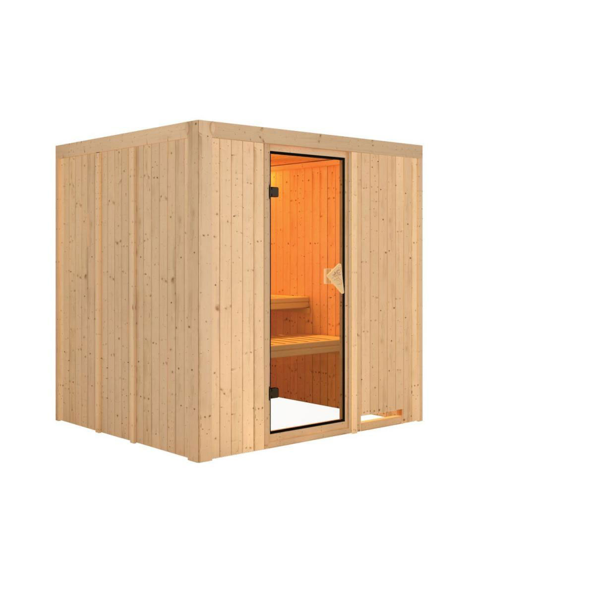 Karibu Sodin Fronteinstieg ohne Ofen kein Kranz Klarglastür Bild 2