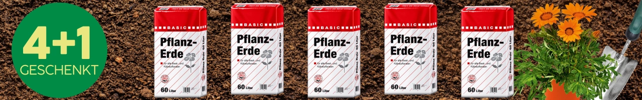 4+1 Pflanzerde Aktion