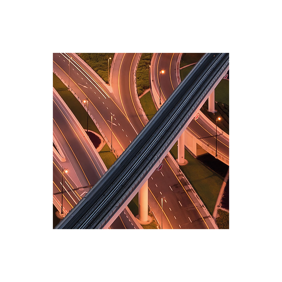 Komar  Vlies Fototapete Lights of Dubai 450x280 cm Bild 4