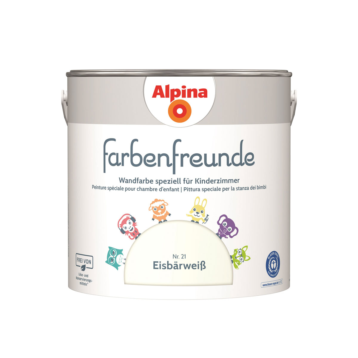 Alpina Farbenfreunde Eisbärweiß 2,5 l