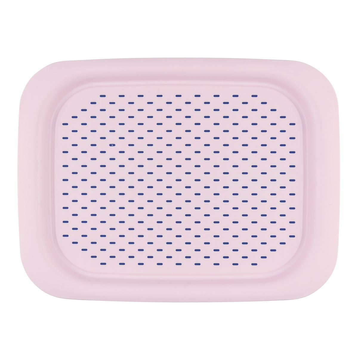 Wenko Anti-Rutsch Tablett 41,5 x 31,5 x 2,5 cm Rosa Bild 4