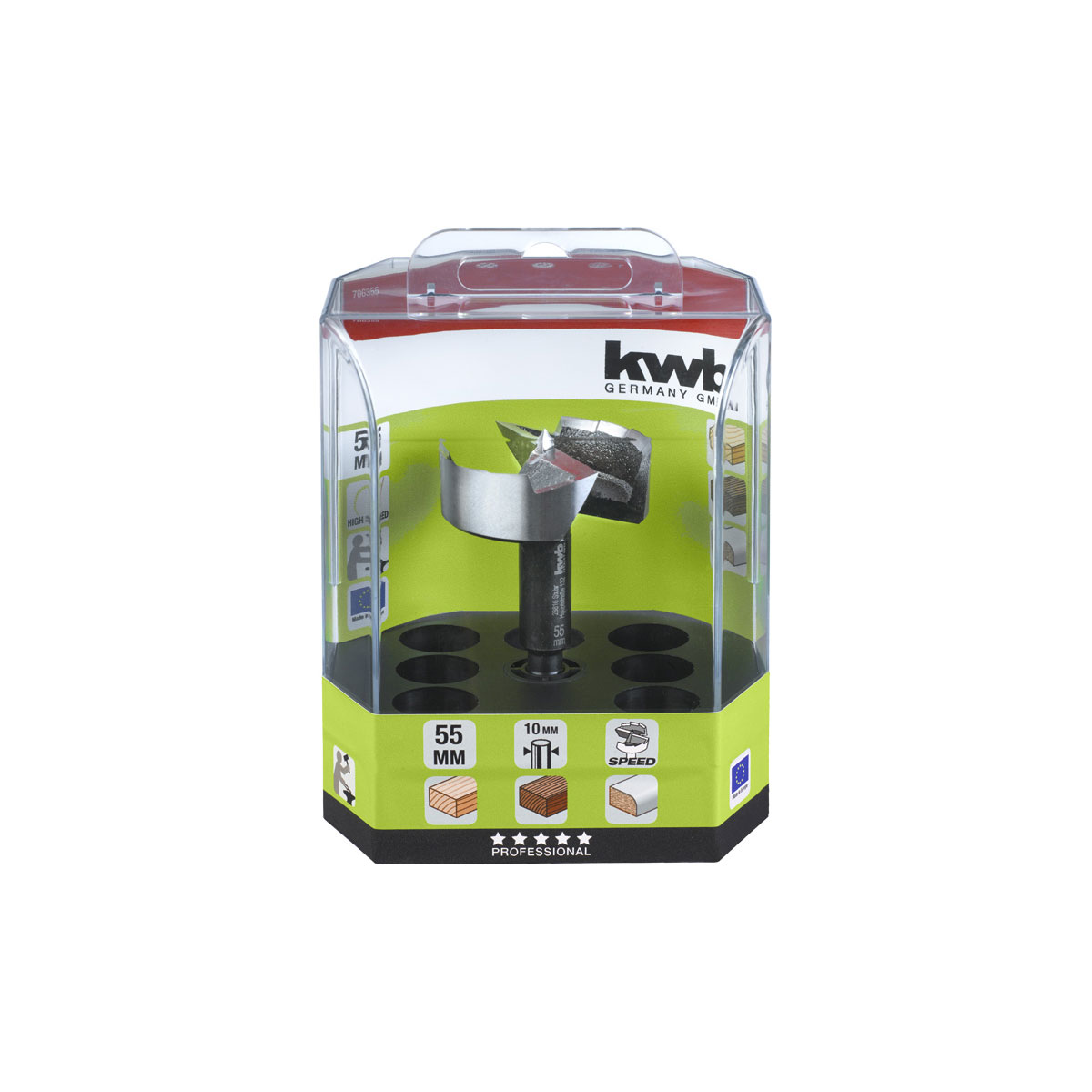 kwb  Forstnerbohrer Speed Durchmesser 55 mm Bild 2