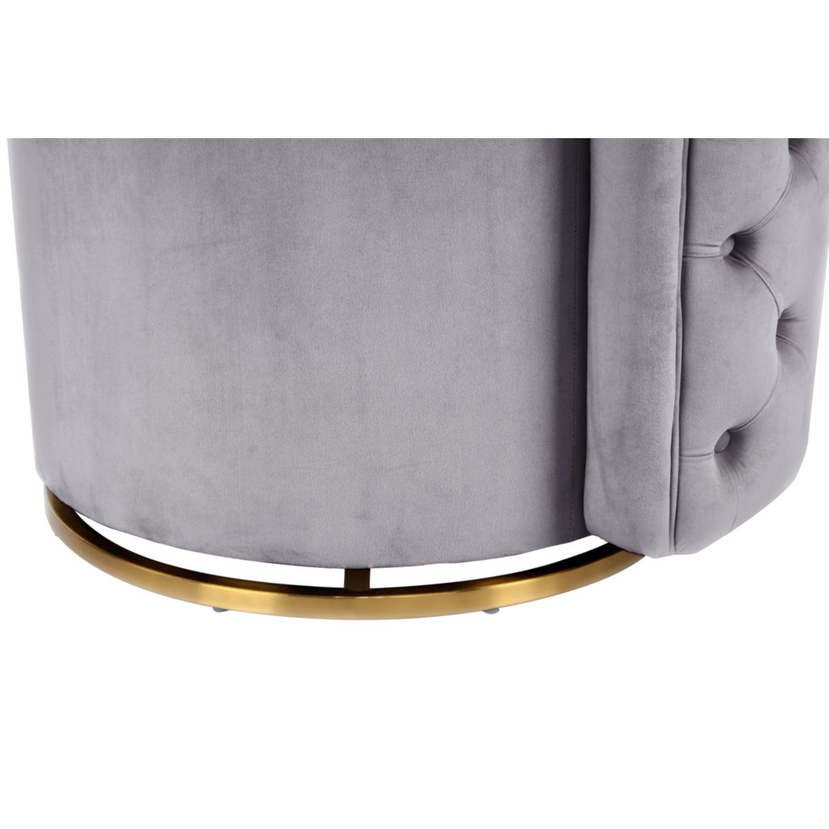 Sessel Drehsessel Beverly 125 grau gold Bild 7