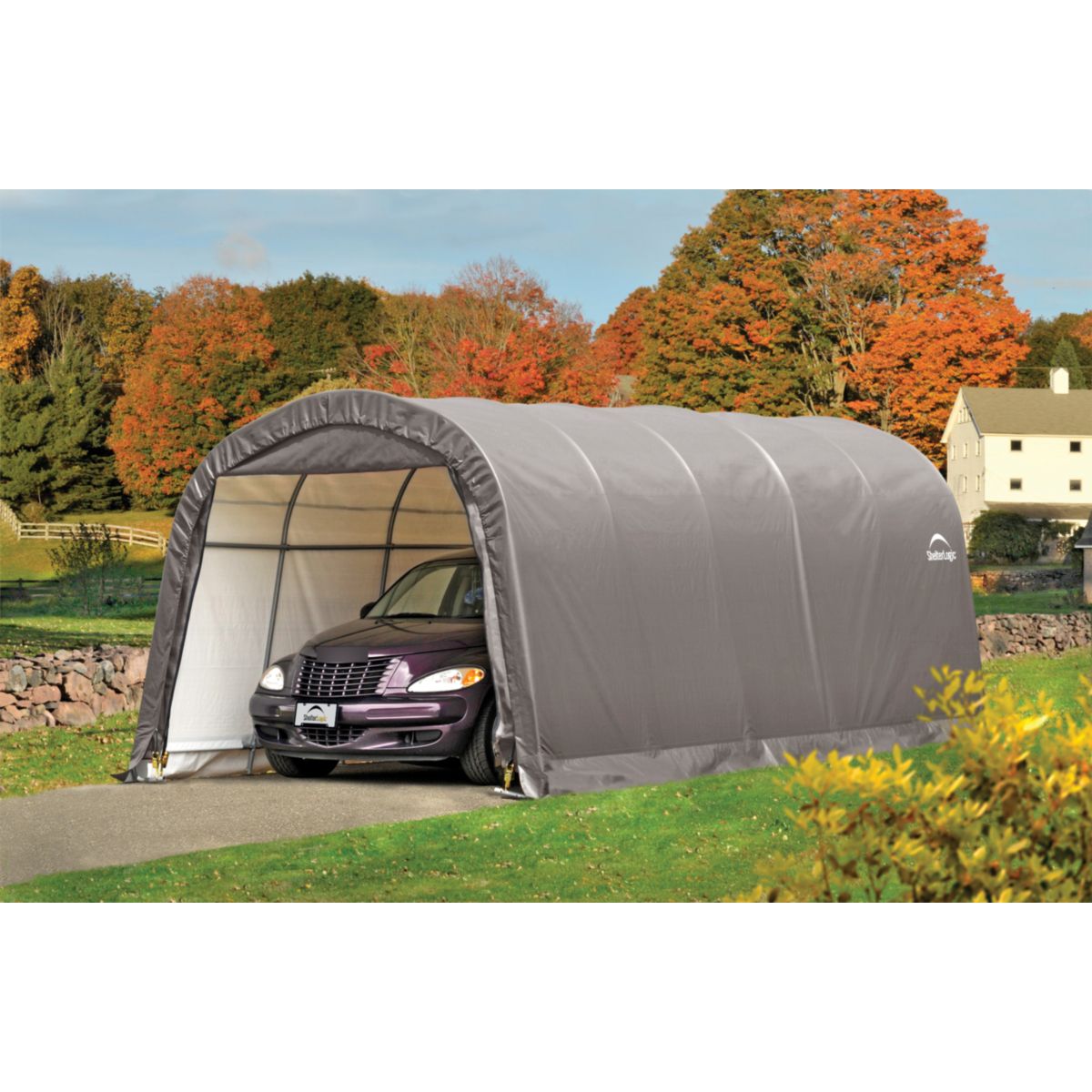 ShelterLogic Zeltgarage Gerätehaus 22,57 m² 610x370x240 cm Bild 3