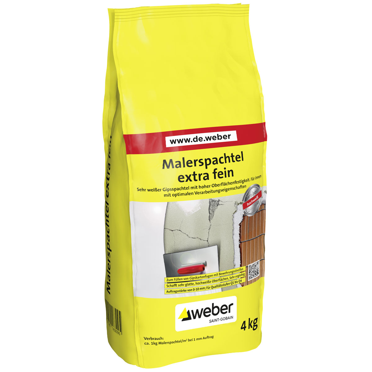 Weber  Malerspachtel extra fein 4 kg