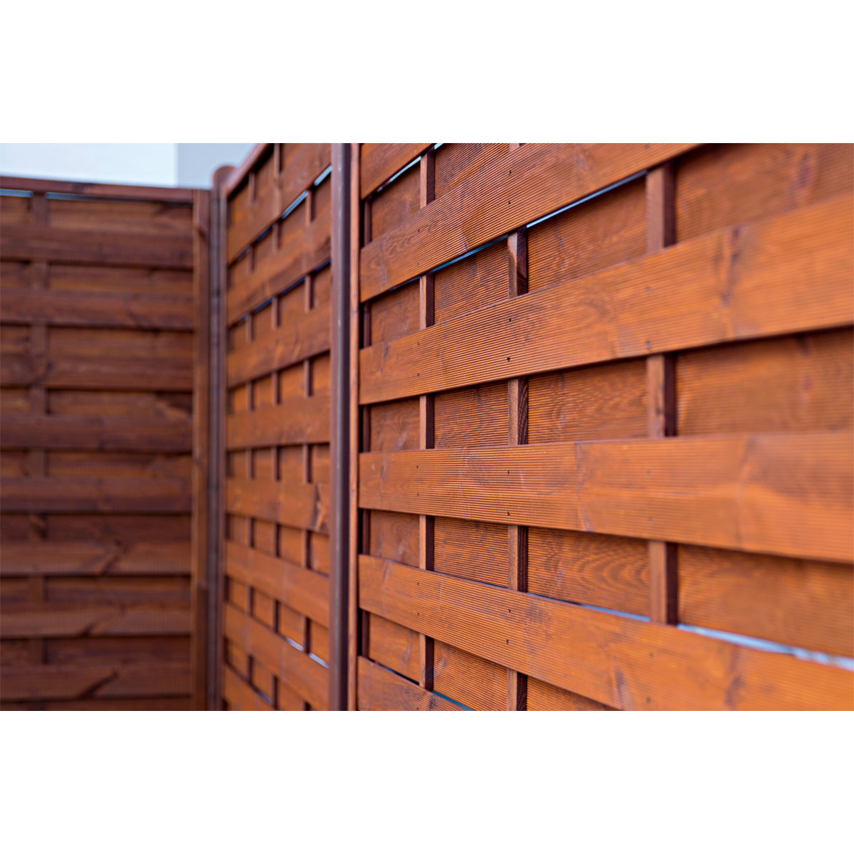 Zaunserie Oslo Grundelement 180 x 180 cm Bild 2