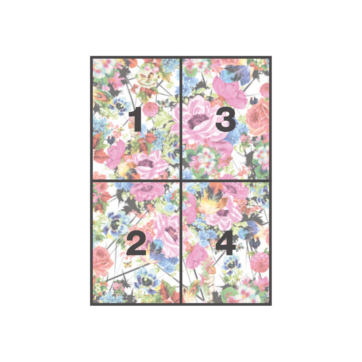 Komar  Papier Fototapete Romantic Pop 184x254 cm Bild 3