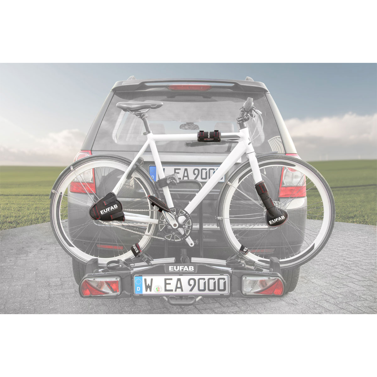 EUFAB Fahrrad-Transportschutz 6-teilig Bild 2