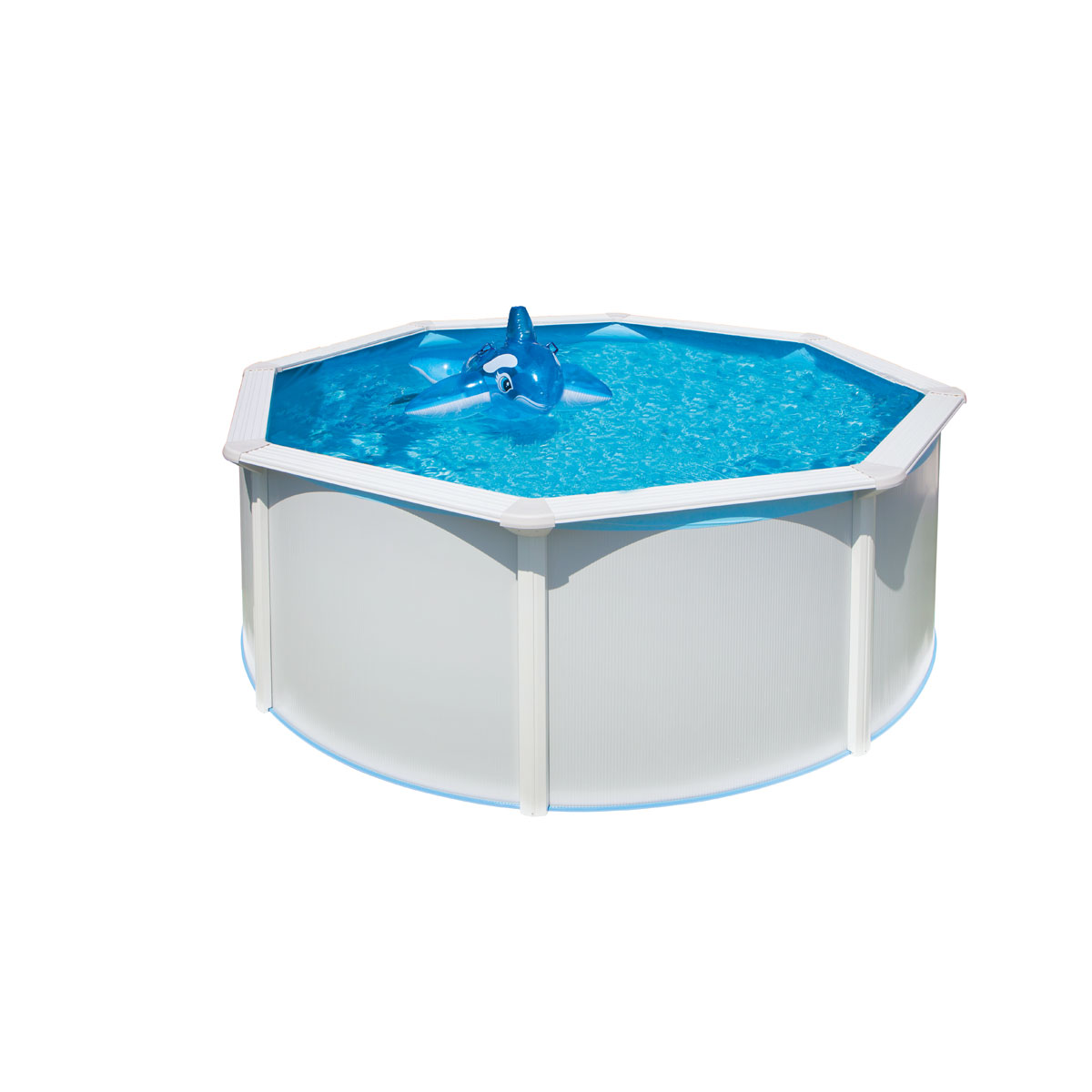 Stahlwandpool-Set Highline Durchmesser 460 x 132 cm inkl Leiter Bild 1