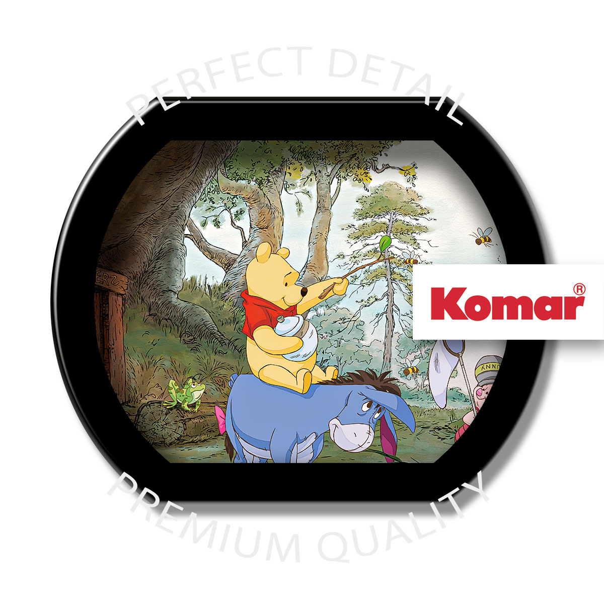 Komar  Papier Fototapete Pooh's House 368x127 cm Bild 4