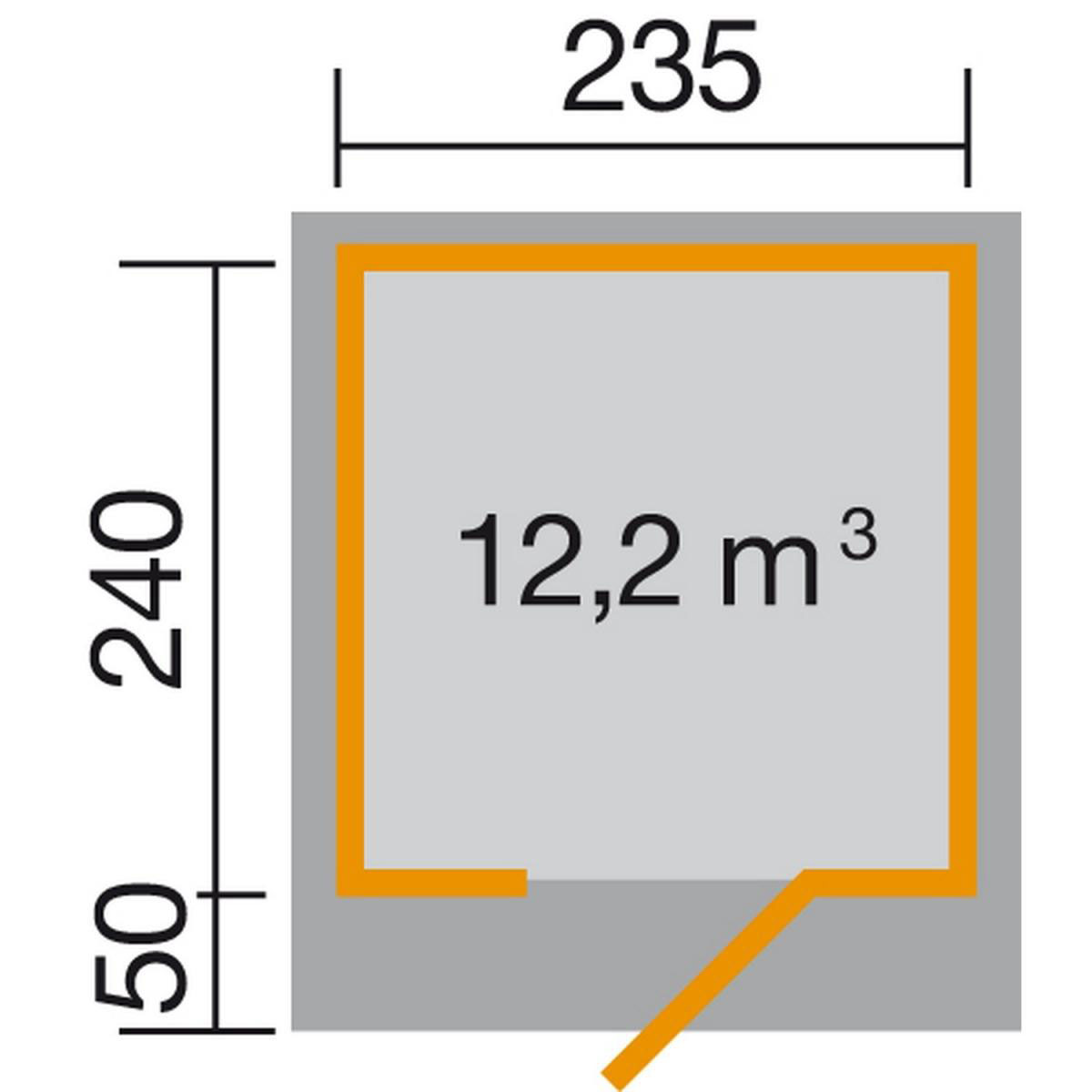 Weka Designhaus Line 172 279 x 316 x 226 cm braun Bild 3