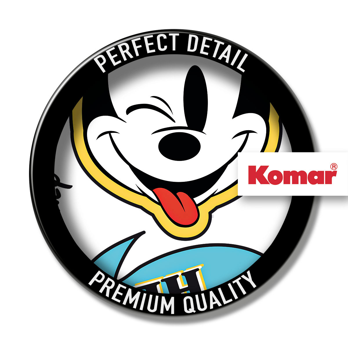 Komar  Selbstklebende Vlies Wandtattoo Mickey Hey XXL 127x200 cm Bild 3