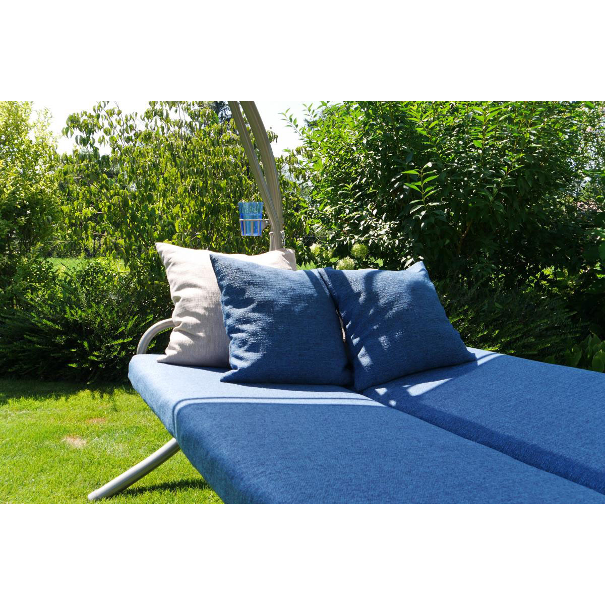 Angerer Freizeitmöbel GmbH Hollywoodschaukel 3-Sitzer Elegance Smart denim Bild 5