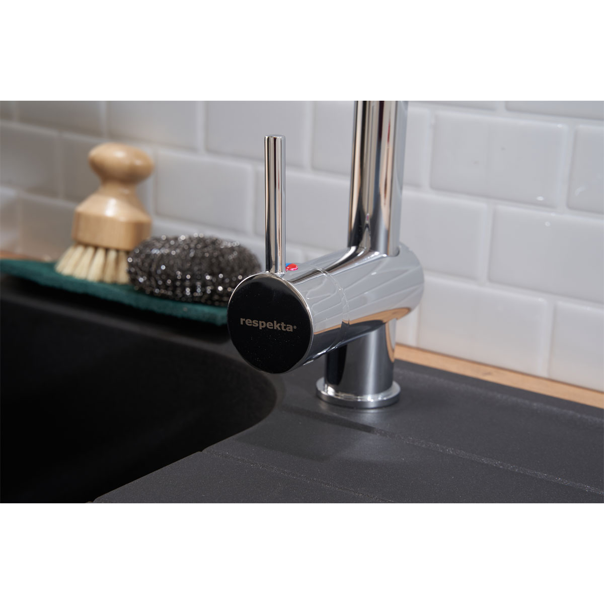Respekta Spüle Orlando Massivgranit Bild 4