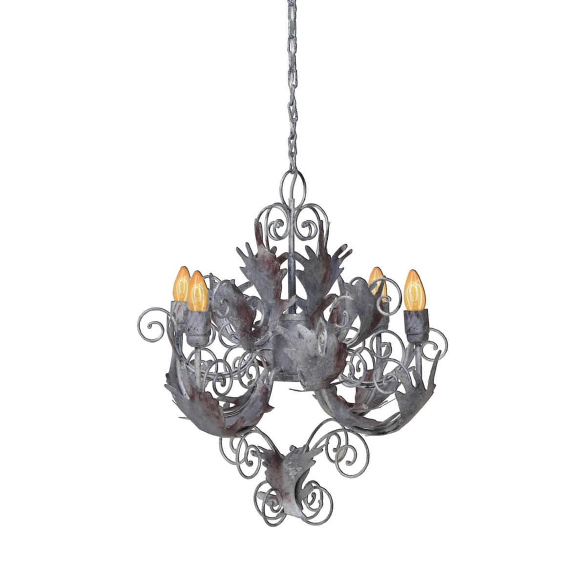 Hängelampe Kronlamper Fly Through Small silber