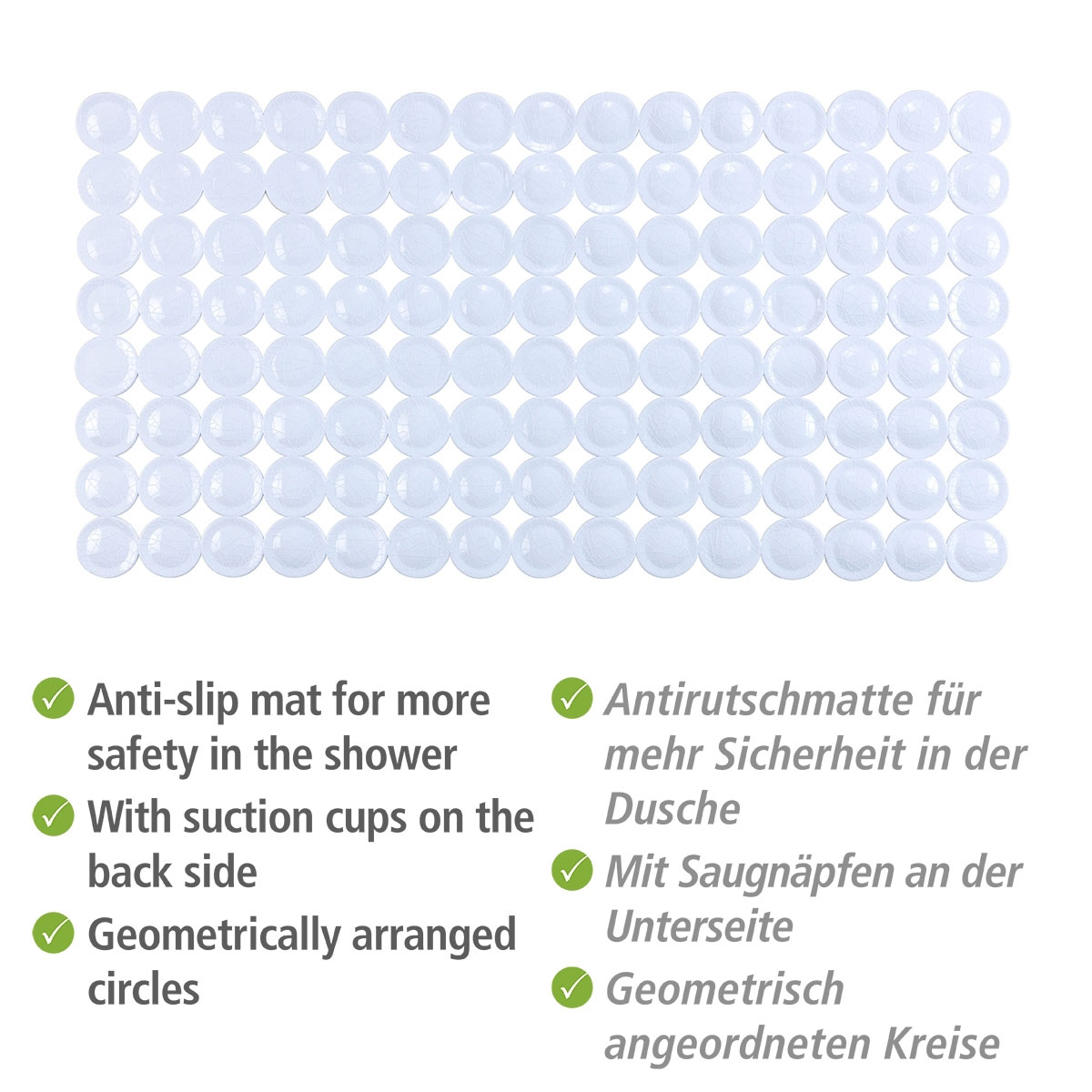 Wenko Wanneneinlage Belem weiß 67,5 x 36 cm Bild 3