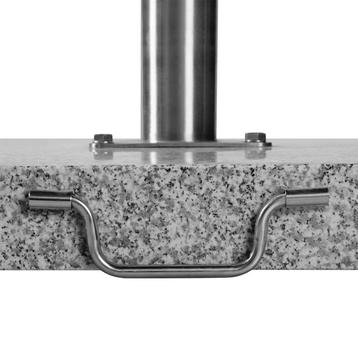 Doppler Granitsockel 90 kg mit Rollen und Tragegriffen Bild 4