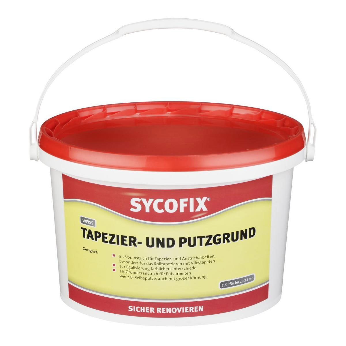 Sycofix Tapezier-/Putzgrund weiß für Innen 2,5 L