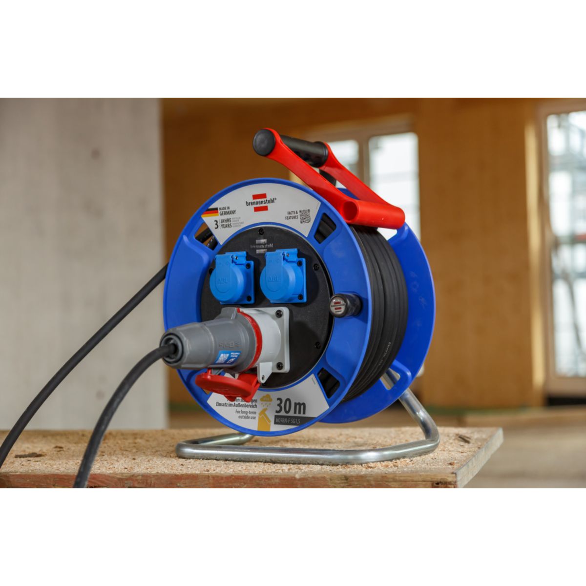 Brennenstuhl Garant CEE 1 IP44 Kabeltrommel 30m Bild 7