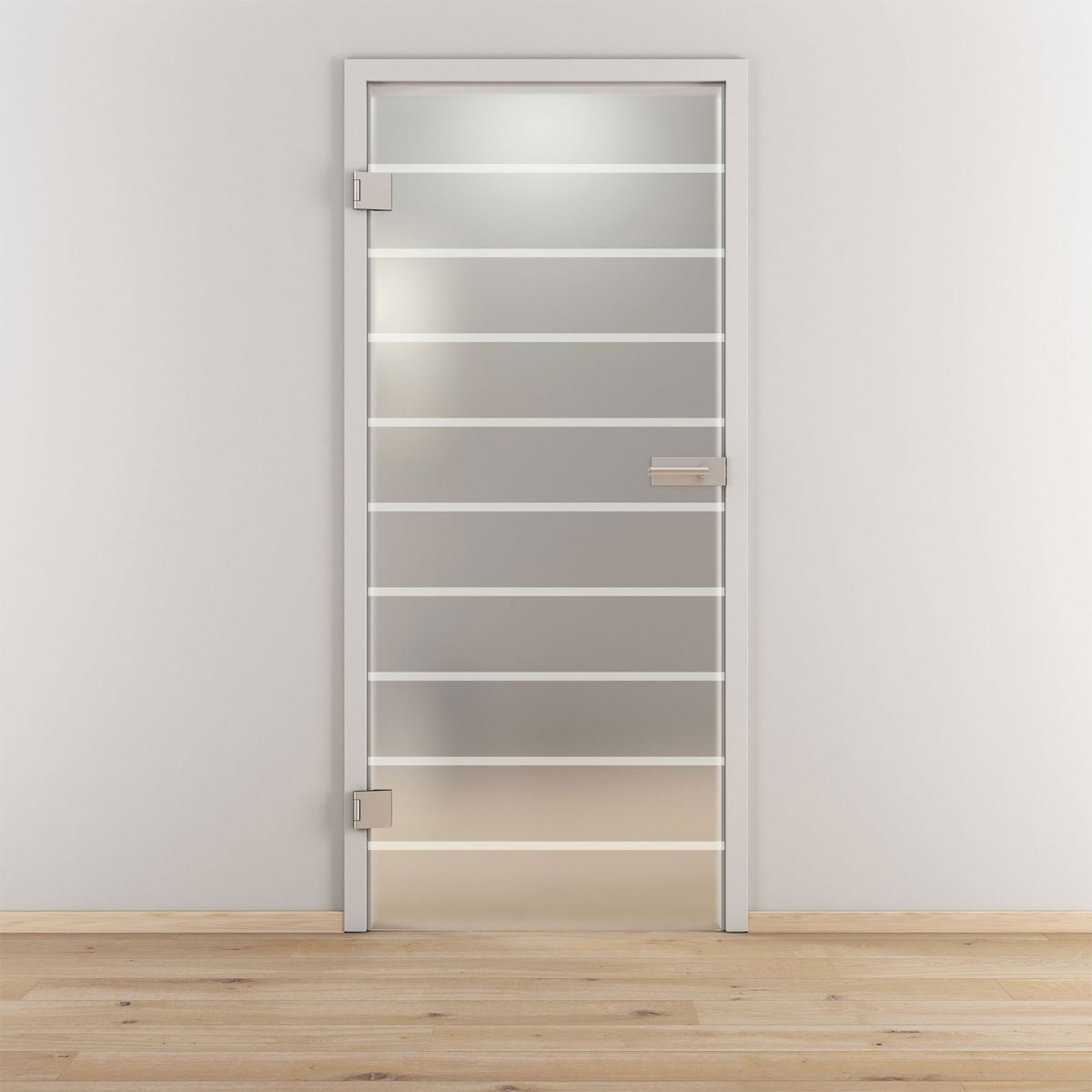 Novadoors Glasdrehtür NOVA 592 mattiert 95,9 x 197,2 cm Links Bild 1