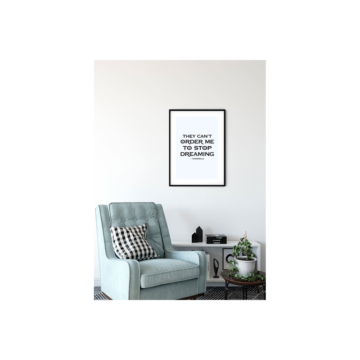 Komar  Wandbild Cinderella Quote 50x70 cm Bild 3