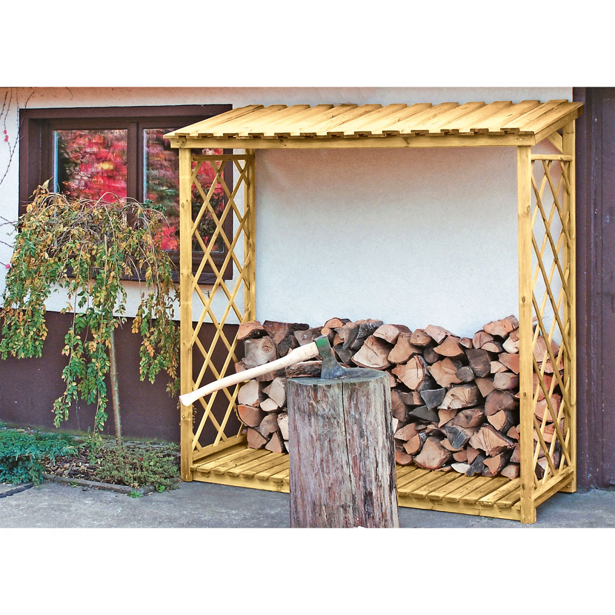 Kaminholzregale