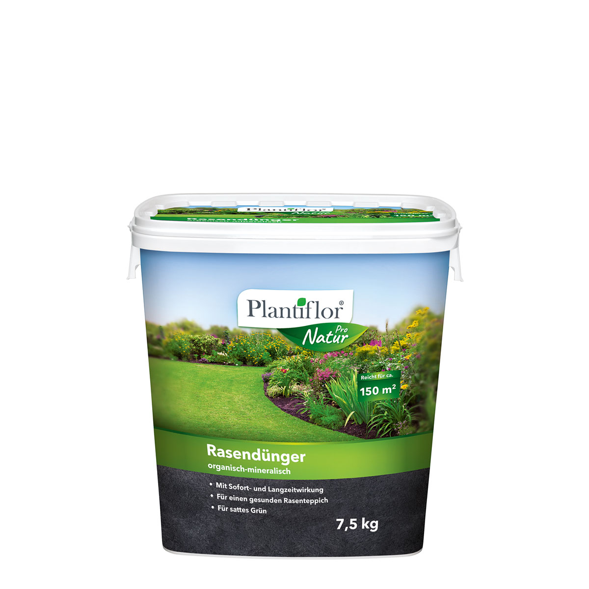 Plantiflor Rasendünger organisch-min 7,5 kg Bild 1